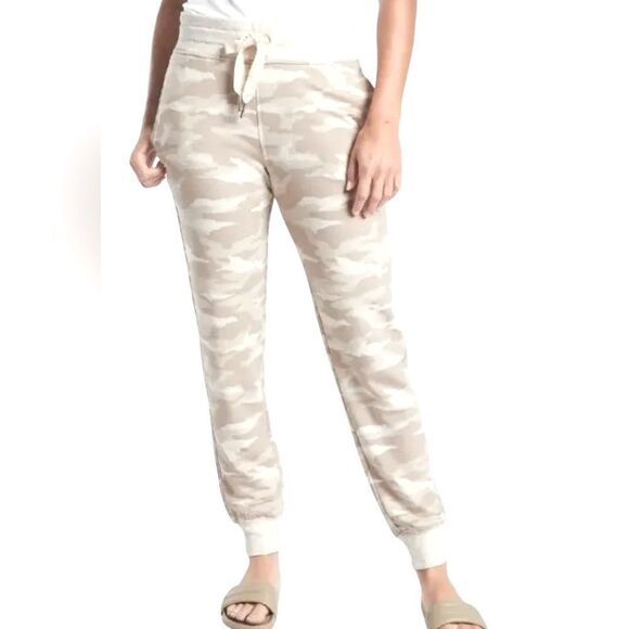 Athleta Balance  Printed Beige Camo Sweatpants / Joggers  Size XSP 📦 - Picture 1 of 8